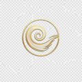 Clean koru symbol logo