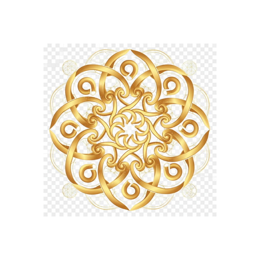 Karmic Clearing - Māori Koru Design with Transparent Background