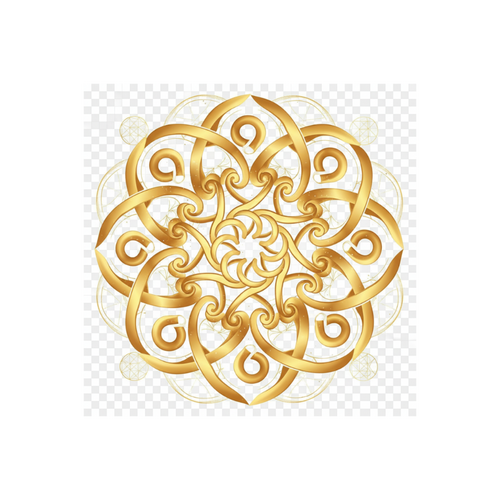 Karmic Clearing - Māori Koru Design with Transparent Background